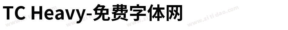 TC Heavy字体转换